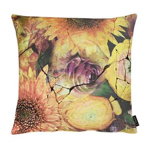 Coussin 1314 Coton - Jaune / Violet - 48 x 48 cm