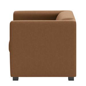 Fauteuil Wilno I echt leer - Middel bruin