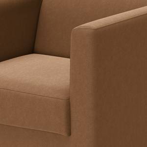 Fauteuil Wilno I echt leer - Middel bruin