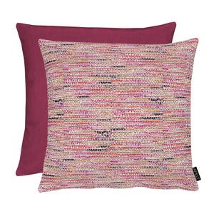 Sierkussen Tweed textielmix - Rood - 45 x 45 cm