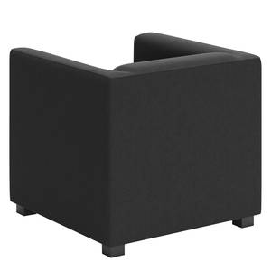 Fauteuil Wilno I Cuir véritable - Noir