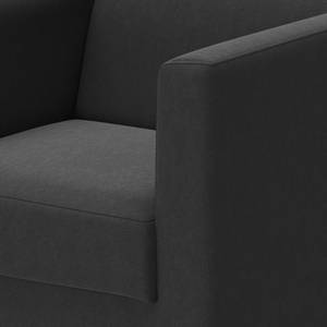 Fauteuil Wilno I Cuir véritable - Noir