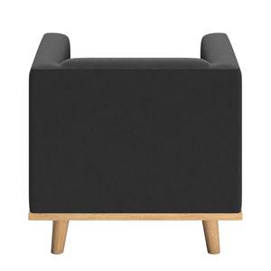 Fauteuil Wilno III Cuir véritable - Noir