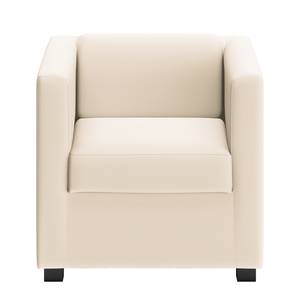 Fauteuil Wilno VI gepigmenteerd leer - Wit