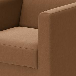 Fauteuil Wilno V echt leer - Middel bruin