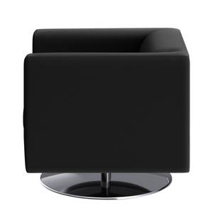 Fauteuil Wilno  X Cuir pigmenté - Noir