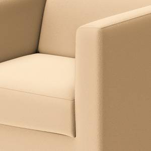 Fauteuil Wilno X gepigmenteerd leer - Crème