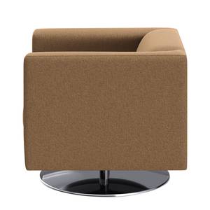 Fauteuil Wilno XX antieke leerlook - Lichtbruin