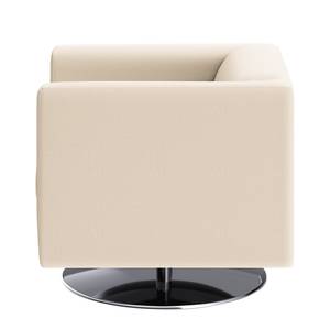 Fauteuil Wilno  X Cuir pigmenté - Blanc