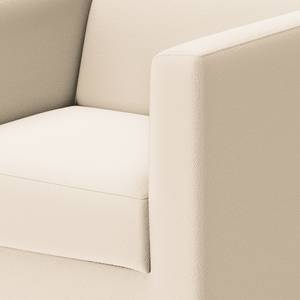 Fauteuil Wilno  X Cuir pigmenté - Blanc