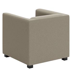 Fauteuil Wilno XVI antieke leerlook - Lichtgrijs