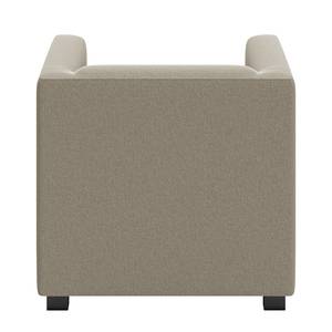 Fauteuil Wilno XVI Aspect cuir vieilli - Gris clair