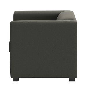 Fauteuil Wilno XVI Aspect cuir vieilli - Gris