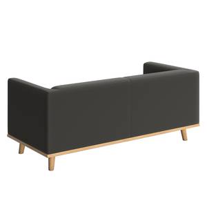 Sofa Wilno VI (2-Sitzer) Pigmentiertes Leder - Anthrazit