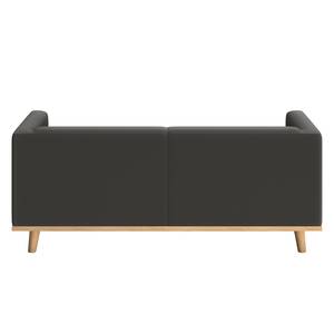 Sofa Wilno VI (2-Sitzer) Pigmentiertes Leder - Anthrazit