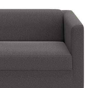 Sofa Wilno VIII (2-Sitzer) Flachgewebe - Dunkelgrau