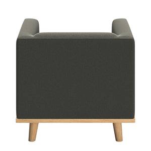 Fauteuil Wilno XVIII Aspect cuir vieilli - Gris