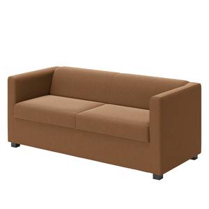 Sofa Wilno I (2-Sitzer) Echtleder - Mittelbraun