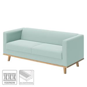 Sofa Wilno IX (2-Sitzer) Flachgewebe - Babyblau