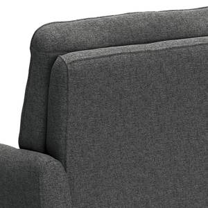 Fauteuil Capoma I geweven stof - Antraciet - Breedte: 80 cm