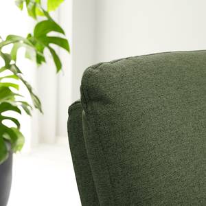 Fauteuil Capoma I geweven stof - Antiek groen - Breedte: 100 cm