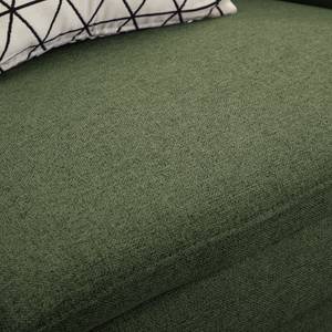 Fauteuil Capoma I geweven stof - Antiek groen - Breedte: 100 cm