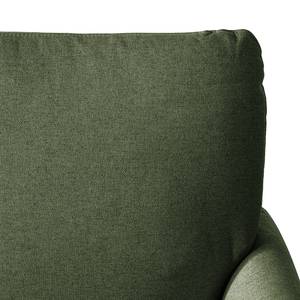 Fauteuil Capoma I geweven stof - Antiek groen - Breedte: 100 cm