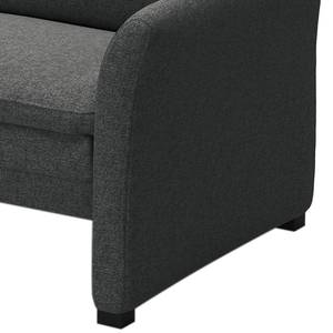 Sofa Capoma I (2-Sitzer) Webstoff - Anthrazit - Breite: 180 cm