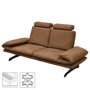 Sofa Beastey II (2-Sitzer) Echtleder - Mittelbraun