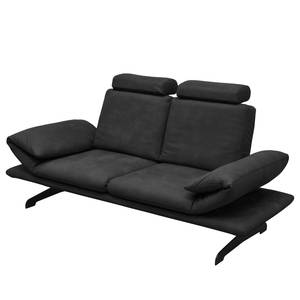 Sofa Beastey II (2-Sitzer) Echtleder - Schwarz