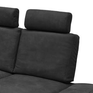 Sofa Beastey II (2-Sitzer) Echtleder - Schwarz