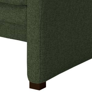 Fauteuil Capoma I geweven stof - Antiek groen - Breedte: 80 cm