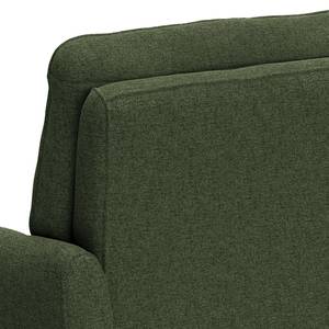 Fauteuil Capoma I geweven stof - Antiek groen - Breedte: 80 cm