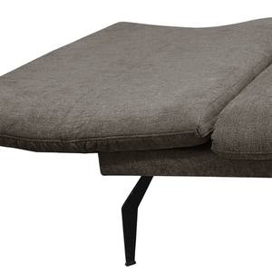 Canapé convertible Morell I (2 places) Tissu - Gris foncé