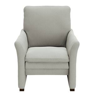 Fauteuil Capoma II antieke leerlook - Lichtgrijs - Breedte: 80 cm