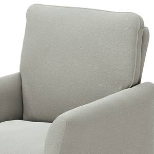 Fauteuil Capoma II antieke leerlook - Lichtgrijs - Breedte: 80 cm