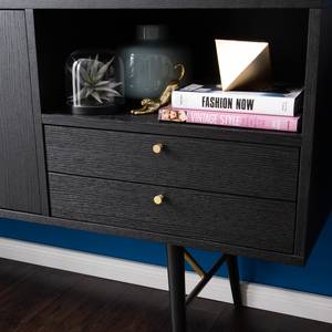 Sideboard Moyo Eiche Schwarz