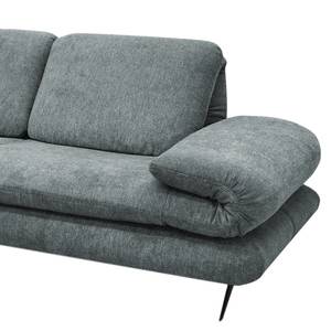 Ecksofa Whaltey II Webstoff - Mintgrau - Longchair davorstehend links