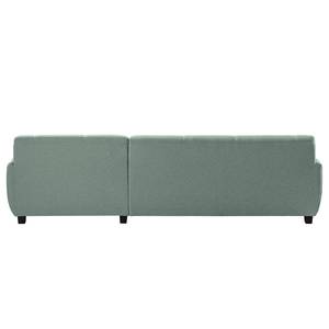 Ecksofa Lefroy I Webstoff - Mint - Longchair davorstehend rechts - Keine Funktion