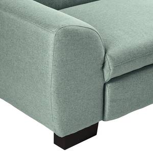 Ecksofa Lefroy I Webstoff - Mint - Longchair davorstehend rechts - Keine Funktion