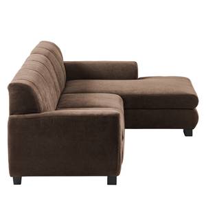 Ecksofa Lefroy mit Longchair Longchair davorstehend rechts