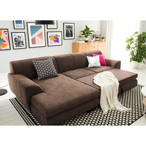 Ecksofa Lefroy mit Longchair Longchair davorstehend links