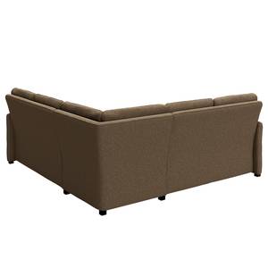 Ecksofa Capoma III Webstoff - Nougat