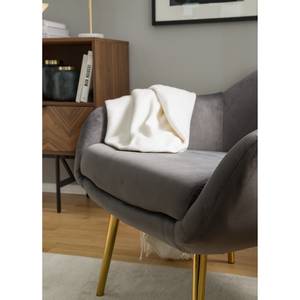 Fauteuil Milawa Velours - Gris