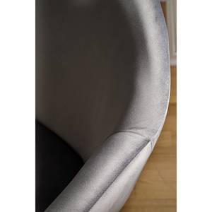 Fauteuil Milawa Velours - Gris