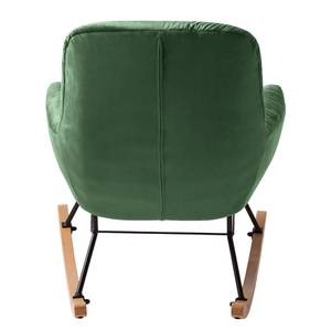 Rocking chair Miles Velours - Vieux vert