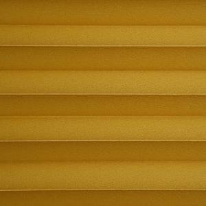 Plissee Klemmfix free Polyester / Aluminium - Gold - 60 x 130 cm