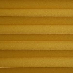 Plissee Klemmfix free Polyester / Aluminium - Gold - 100 x 130 cm