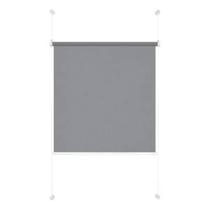 Store Flex - Alternative au store plissé Polyester - Gris - 80 x 130 cm