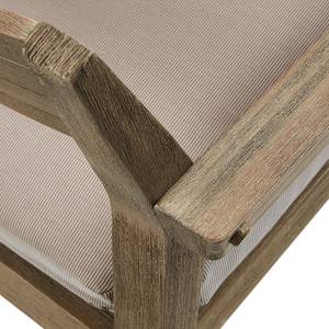 Stuhl Riddell Eukalyptus massiv / Schiffsseil - Beige